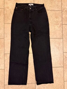 Women’s Abercrombie & Fitch Black Straight Jeans size 30/10